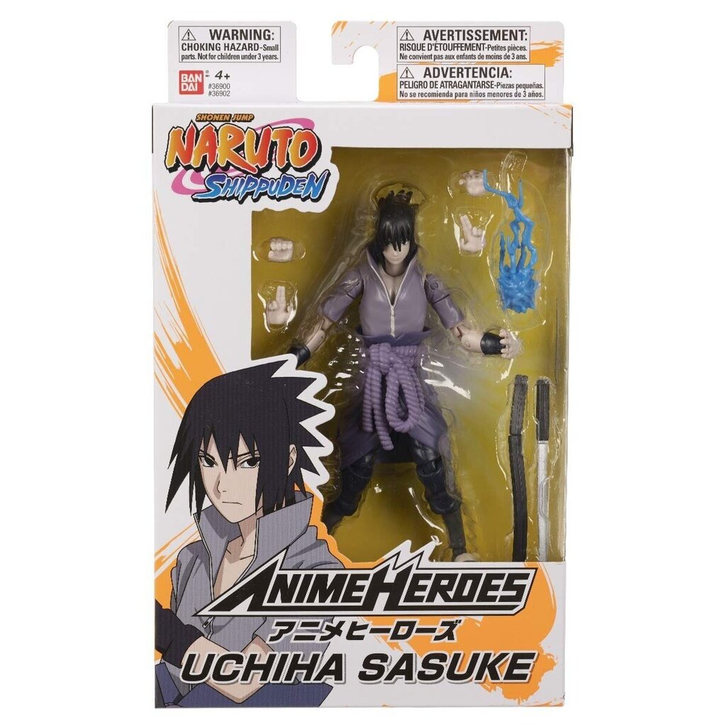 Bandai Anime Heroes: Naruto Uchiha Sasuke hind ja info | Fännitooted mänguritele | kaup24.ee