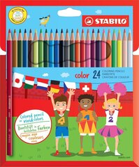 Stabilo цветные карандаши Fluo, 24 шт. цена и информация | Принадлежности для рисования, лепки | kaup24.ee