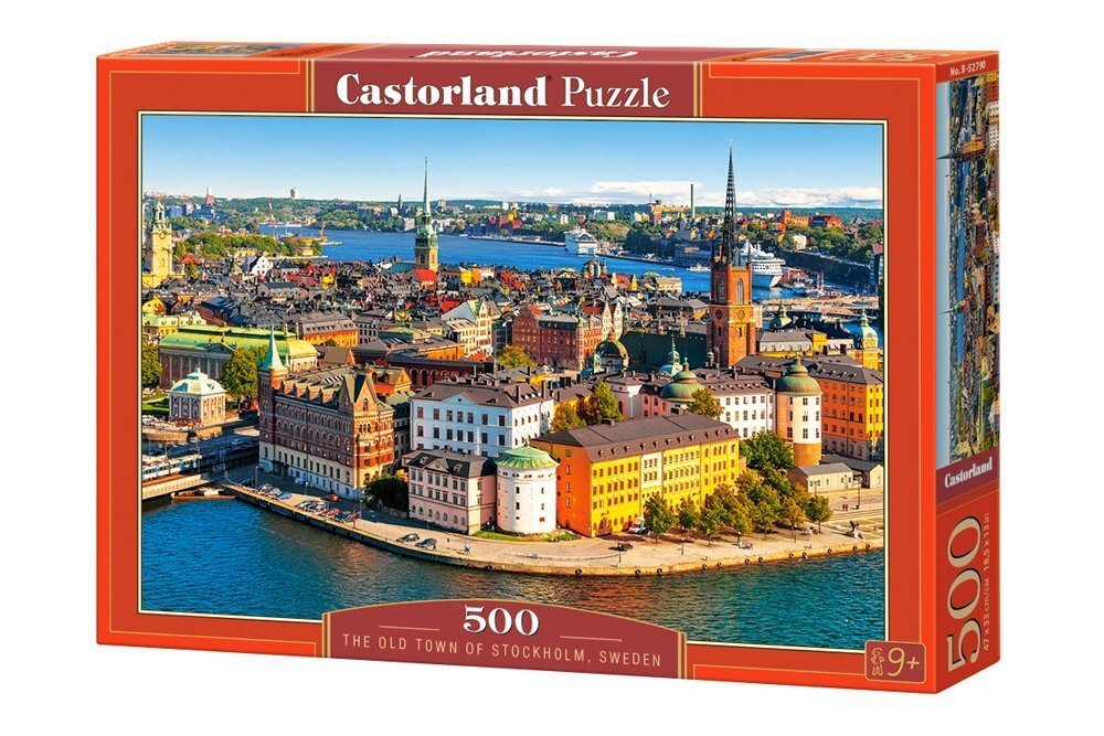 Pusle Puzzle Castorland The Old Town of Stockholm Sweden, 500 osa цена и информация | Pusled | kaup24.ee