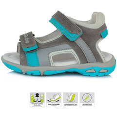 Laste sandaalid D.D. Step AC290-552AM, nahast, Grey hind ja info | Laste sandaalid | kaup24.ee