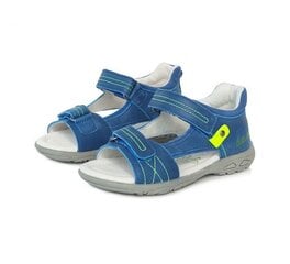 Poiste sandaalid D.D. Step AC290-108, nahast, sinine цена и информация | Детские сандали | kaup24.ee