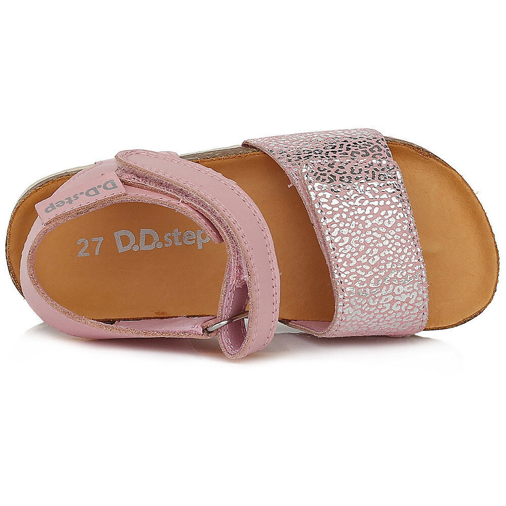 Laste sandaalid D.D. Step AC051-741, nahast, Pink hind ja info | Laste sandaalid | kaup24.ee