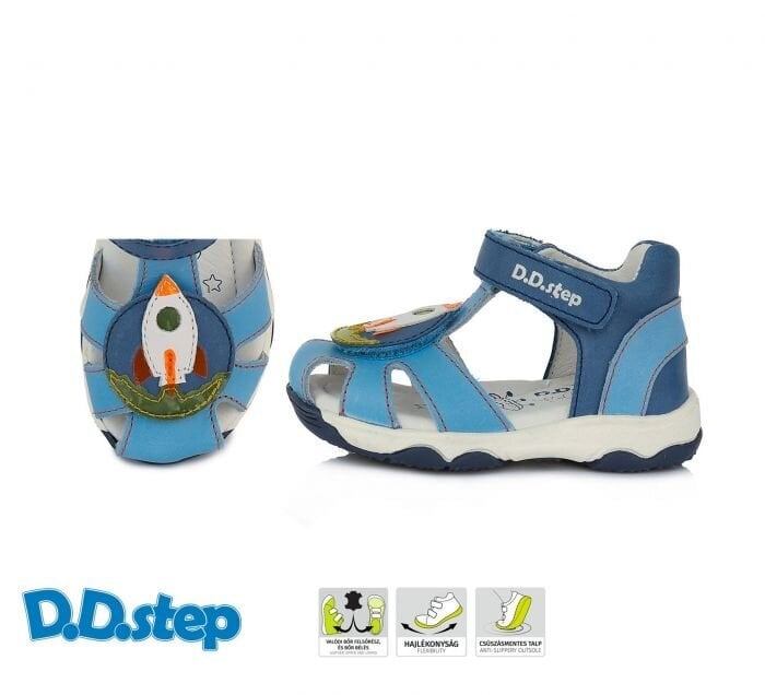 Poiste sandaalid D.D. Step AC64-135M, nahast, sinine hind | kaup24.ee