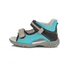 Poiste sandaalid D.D. Step AC290-611BM, nahast, Calypso Sky цена и информация | Детские сандали | kaup24.ee