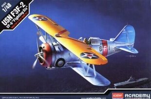 Liimitav mudel Academy 12326 USN F3F-2 VF-6 FIGHTING SIX 1/48 hind ja info | Liimitavad mudelid | kaup24.ee