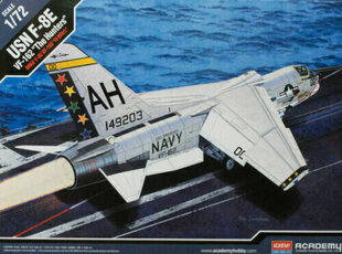Liimitav mudel Academy 12521 USN F-8E VF-162 The Hunters 1/72 hind ja info | Liimitavad mudelid | kaup24.ee
