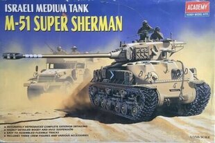 Модель для склеивания Academy 13254 IDF M-51 SUPER SHERMAN 1/35 цена и информация | Склеиваемые модели | kaup24.ee