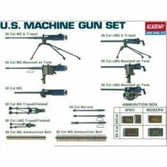 Liimitav mudel Academy 13262 US MACHINE GUN SET 1/35 hind ja info | Liimitavad mudelid | kaup24.ee