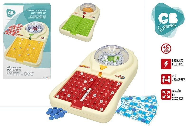 Lauamäng Bingo CB Games (elektrooniline, 90 palli, 48 kaarti), 5+ hind ja info | Lauamängud ja mõistatused | kaup24.ee