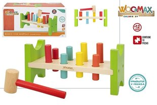 Woomax puidust vasaramäng, 12m+ hind ja info | Arendavad mänguasjad | kaup24.ee
