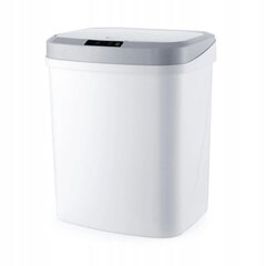Автоматическая корзина для мусора со смарт-сенсором, 16 л, белый цена и информация | Мусорные баки | kaup24.ee