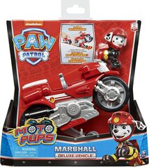 Paw Patrol Moto Pups - Marshall - luksussõiduk - moto Marshalli kollektsioonikujuga hind ja info | Poiste mänguasjad | kaup24.ee