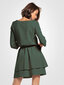 Lühike vööga kleit Tessita T320, khaki hind ja info | Kleidid | kaup24.ee