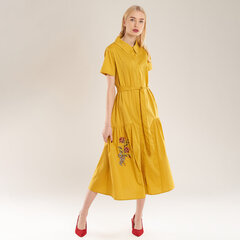 Naiste pikk stiilne suvekleit, kollane hind ja info | Kleidid | kaup24.ee