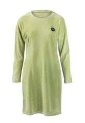 Бархатное платье женское Зеленый лимон SNP41008 цена и информация | Платье | kaup24.ee