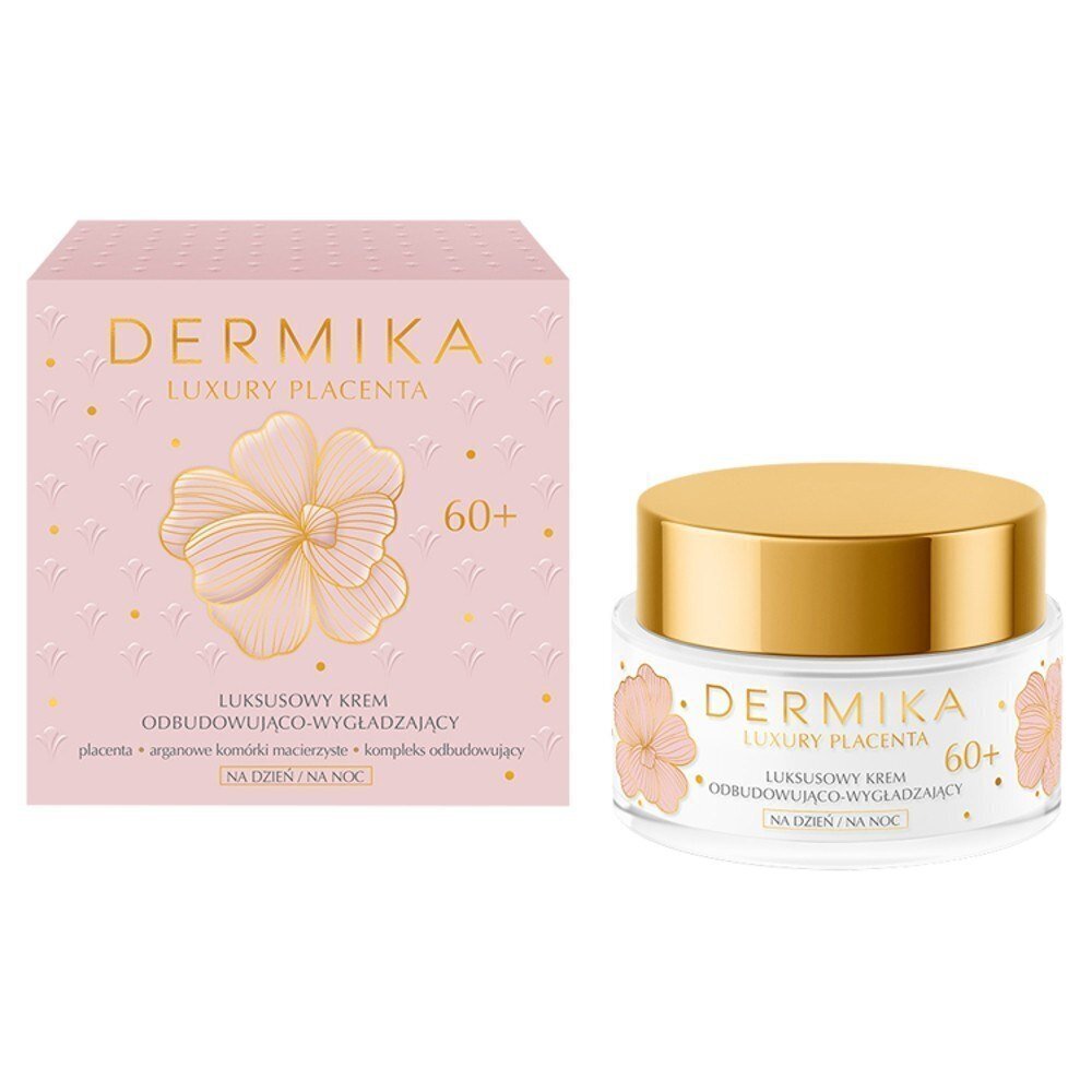 Taastav näokreem Dermika Luxury Placenta 60+, 50 ml hind ja info | Näokreemid | kaup24.ee