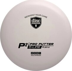 Диск для гольфа Putter D-LINE P2 FLEX 2 White цена и информация | Discgolf | kaup24.ee