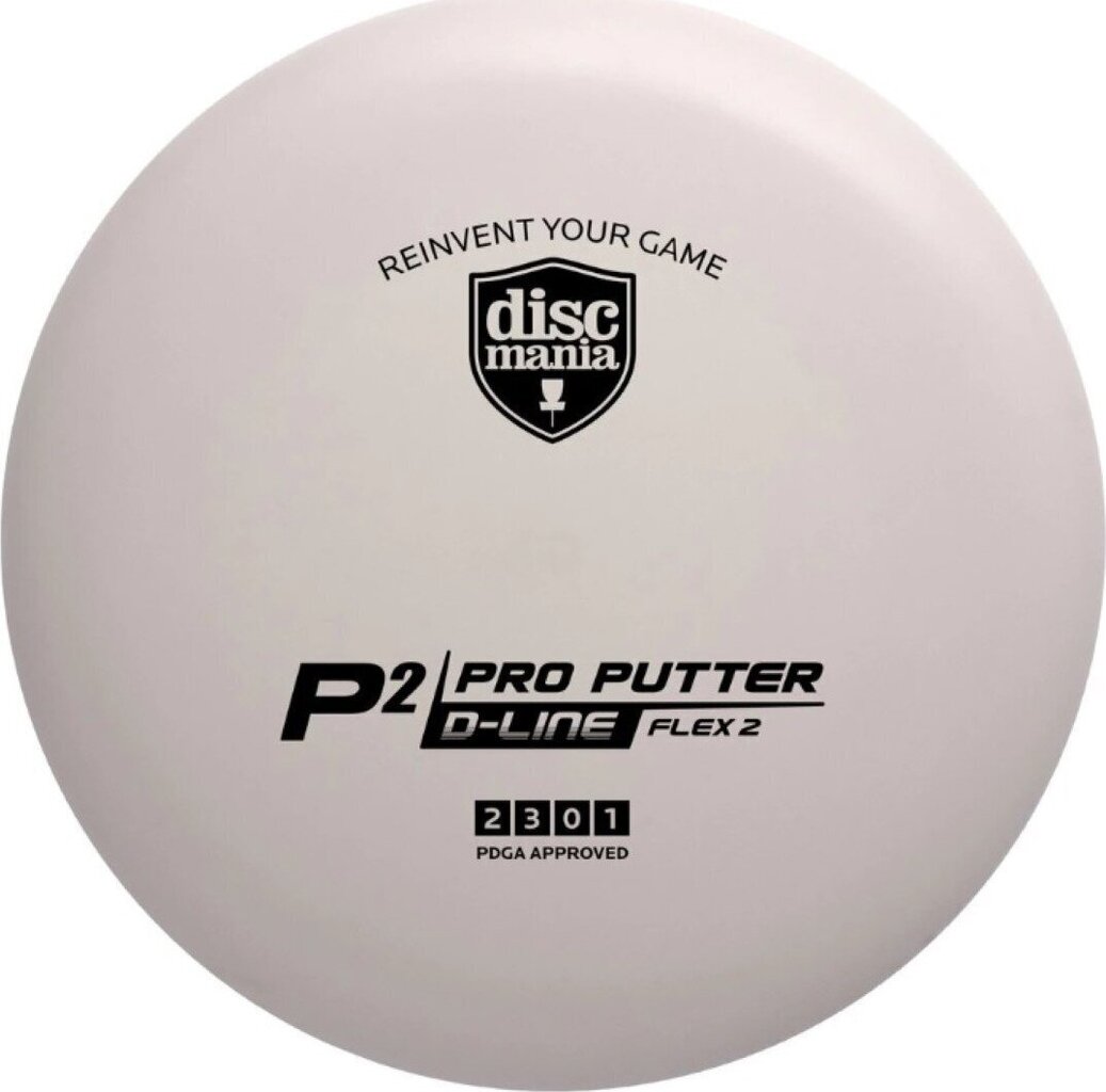 Discgolfi ketas Putter D-LINE P2 FLEX 2 White цена и информация | Discgolf | kaup24.ee