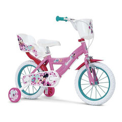 Laste jalgratas Toimsa Minnie Huffy, 14", roosa цена и информация | Велосипеды | kaup24.ee