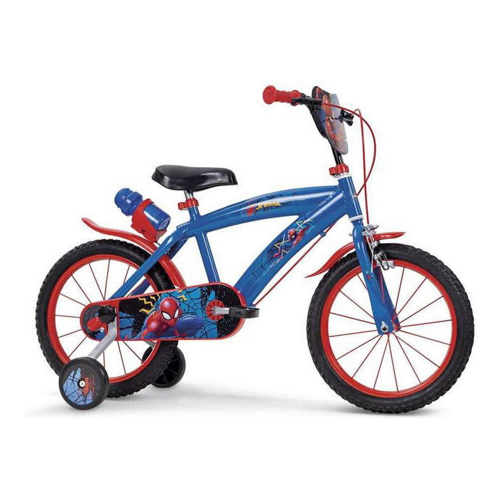 Laste jalgratas Toimsa Spiderman Huffy, 14", sinine hind ja info | Jalgrattad | kaup24.ee