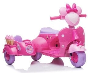 Трехколесный электромобиль Scooter Ice Cream Shop JT5258, розовый цена и информация | Электромобили для детей | kaup24.ee