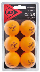 Lauatennise pallid Dunlop CLUB CHAMP 1ft. 6 tk Orange hind ja info | Lauatennise pallid | kaup24.ee
