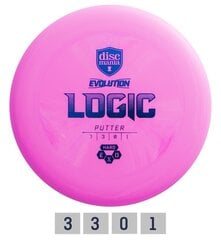 Discgolfi ketas Putter HARD EXO LOGIC Evolution Pink hind ja info | Discgolf | kaup24.ee