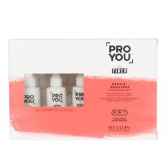 Revlon Professional Taastav hooldus kahjustatud juustele Pro You The Fixer (Repair Boosters), 10 x 15 ml цена и информация | Маски, масла, сыворотки | kaup24.ee