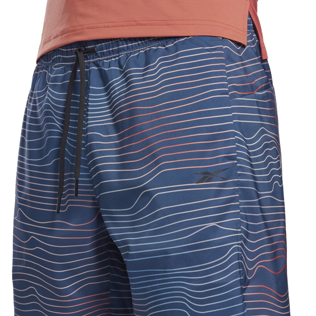 Meeste lühikesed püksid Reebok Ts Speed ​​​​2.0 Aop Short Blue H46610 hind ja info | Meeste lühikesed püksid | kaup24.ee