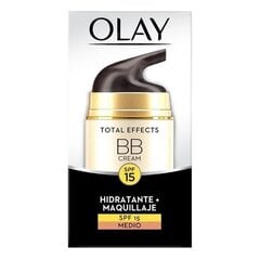 Värviga Niisutav Kreem Total Effects Bb Cream Olay Spf 15 (50 ml) цена и информация | Кремы для лица | kaup24.ee