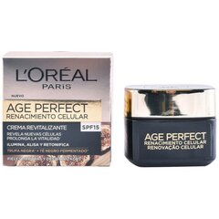 Toitev päevakreem Age Perfect L'Oreal Make Up Spf 15 (50 ml) цена и информация | Кремы для лица | kaup24.ee