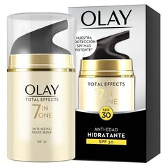 Увлажняющий антивозрастной крем Total Effects 7 In One Olay (50 ml) цена и информация | Кремы для лица | kaup24.ee