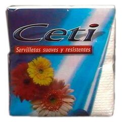 Pabersalvrätik Ceti Valge Pehme (30 x 30 cm) hind ja info | WC-paber, majapidamispaber | kaup24.ee