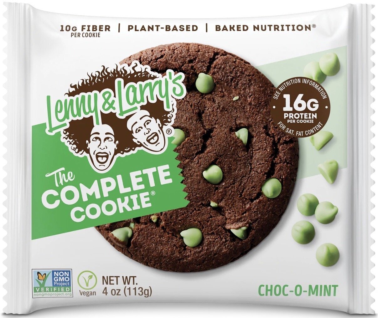 Lenny &amp; Larry's The Complete Cookie 113 g - Šokolaadi piparmünt hind ja info | Supertoit | kaup24.ee