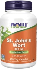 NOW St. John's Wort 300 mg 250 vegan kapslit hind ja info | Vitamiinid, toidulisandid, preparaadid tervise heaoluks | kaup24.ee