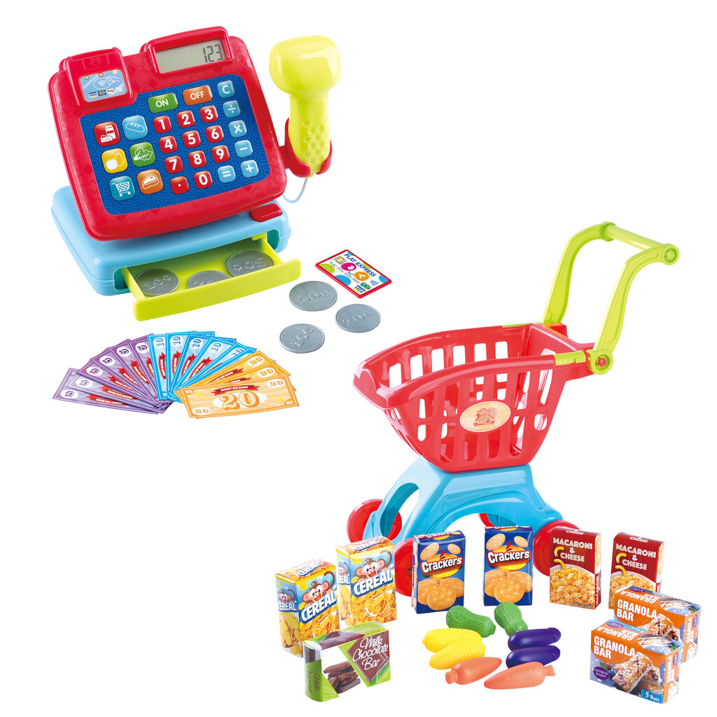 Mängupoe komplekt Play Go Shop & Pay, 3223 hind ja info | Tüdrukute mänguasjad | kaup24.ee