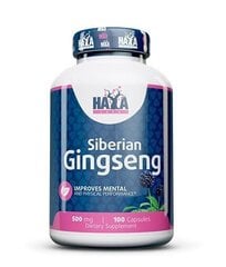 Пищевая добавка Haya Labs Siberian Gingseng (женьшень) 100 капс. цена и информация | Haya Labs Защитные, дезинфицирующие средства, медицинские товары | kaup24.ee