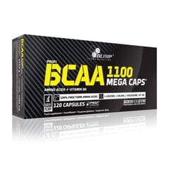 Toidulisand: BCAA 1100 Mega Caps Olimp Sport Nutrition, 120 kapslit hind ja info | Aminohapped | kaup24.ee