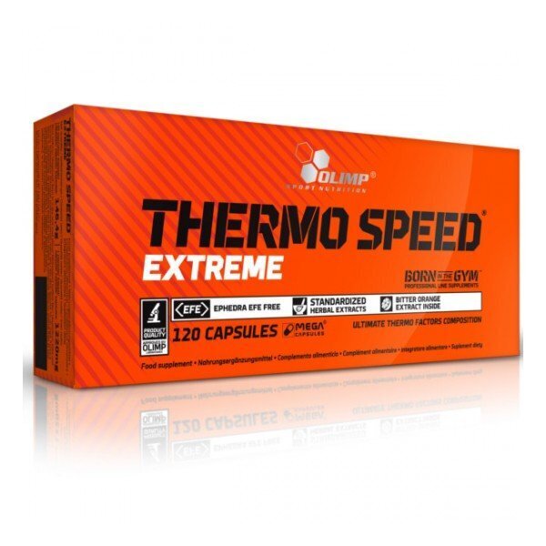 Rasvapõletaja Olimp Thermo Speed Extreme 120 kapslit, MP-1284/15 hind ja info | Salendavad lisandid | kaup24.ee