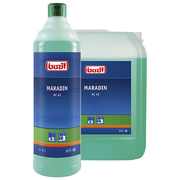 Kõrge kontsentratsiooniga puhastusvahend intensiivseks puhastamiseks BUZIL HC43 Maradin, 1 l (12) hind ja info | Puhastusvahendid | kaup24.ee