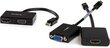 Adapter StarTech MDP2HDVGA 2-in-1 Mini DisplayPort to HDMI VGA цена и информация | USB jagajad, adapterid | kaup24.ee