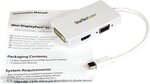 Переходник StarTech MDP2VGDVHDW Mini DisplayPort to VGA/DVI/HDMI