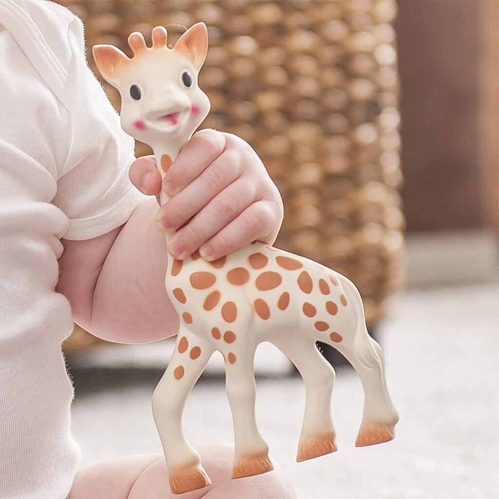 Närimismänguasi Vulli Sophie la Girafe - Fresh Touch kollektsioon - Vegetal, 18 cm цена и информация | Imikute mänguasjad | kaup24.ee