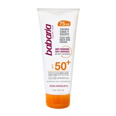 Päikesekreem Babaria Cara & Escote SPF 50+, 75 ml hind ja info | Päikesekreemid | kaup24.ee