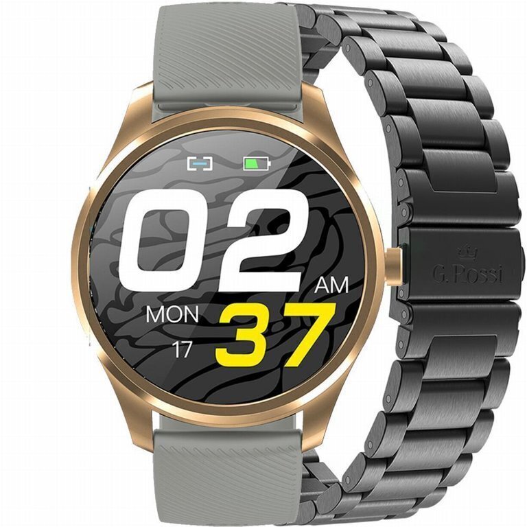 G. Rossi Sport & Fun 3 SW012 Gold/Black + Gray hind ja info | Nutikellad (smartwatch) | kaup24.ee