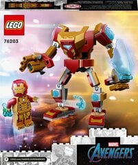 76203 LEGO® Marvel Бронеробот Железного человека цена и информация | Конструкторы и кубики | kaup24.ee