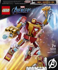 76203 LEGO® Marvel Бронеробот Железного человека цена и информация | Конструкторы и кубики | kaup24.ee