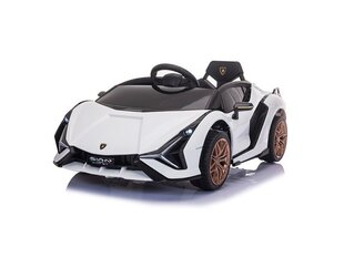 Lamborghini Sian, 12 V, Butterfly uksed, valge hind ja info | Laste elektriautod | kaup24.ee