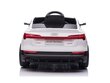 Audi e-tron 12 V MP4 muusikamooduliga, valge цена и информация | Laste elektriautod | kaup24.ee