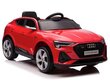 Audi e-tron 12 V, MP4 muusikamooduliga, kõrgläikega punane hind ja info | Laste elektriautod | kaup24.ee